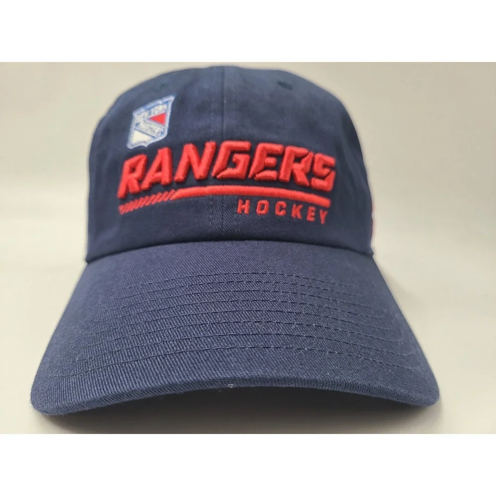 New York Rangers Fanatics Strapback Adjustable Hat Cap Men Women NHL Hockey Blue